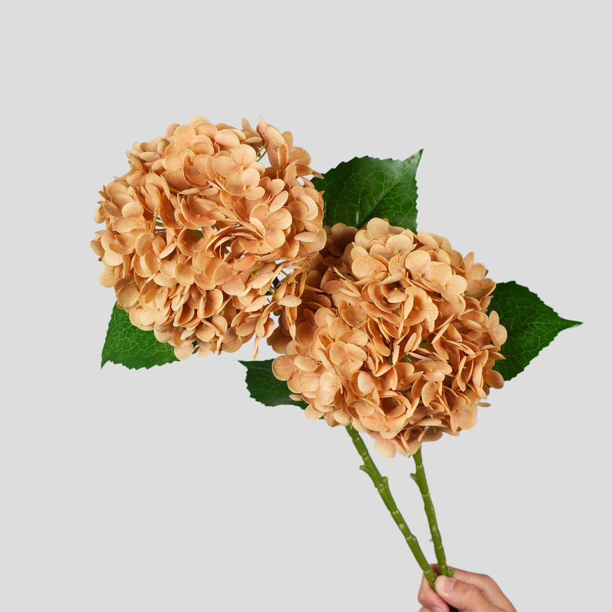Künstliche Hortensie, Einzelstiel mit 1 Blüte, Kunststoff, 62 cm, für Hochzeit, Hotel und Dekoration
