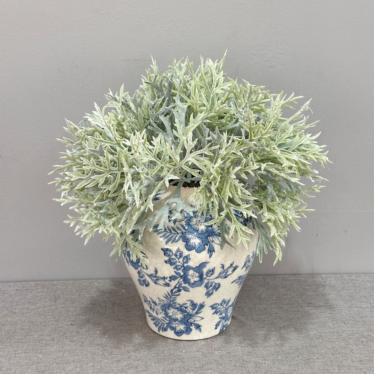 Künstlicher Geweihfarn (Platycerium), Kunststoff, Bündel mit mehreren Wedeln, 32 cm, für Hochzeit, Deko & Floristik