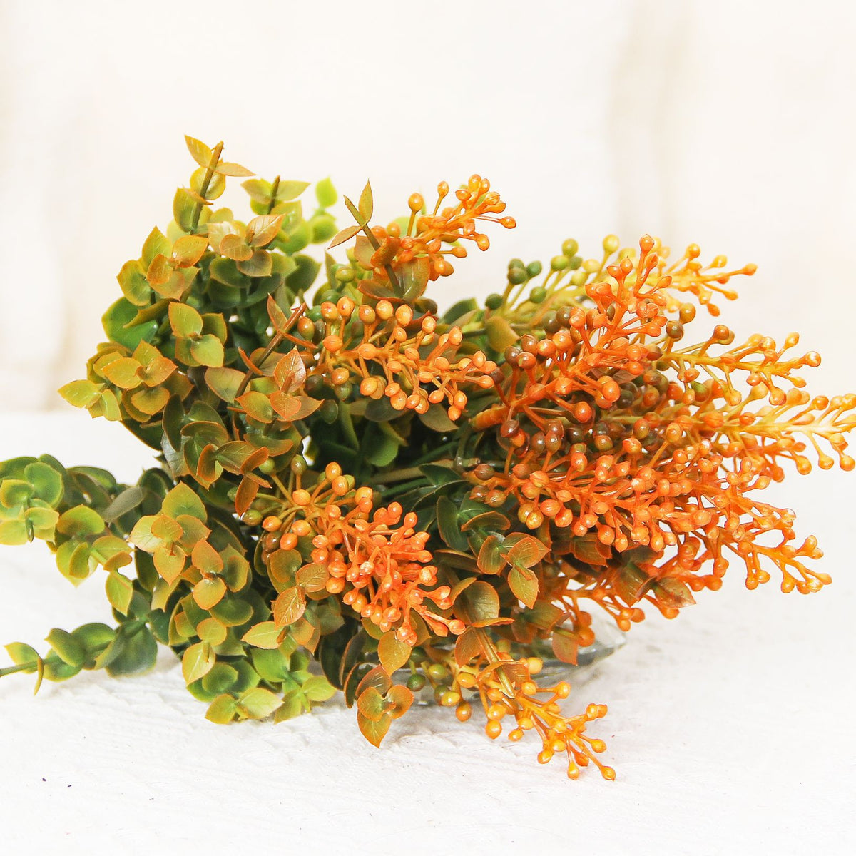 Künstliche Eukalyptus-Pflanze, 40 cm, UV-beständig, für Innen- und Außenbereich, realistische Dekoration