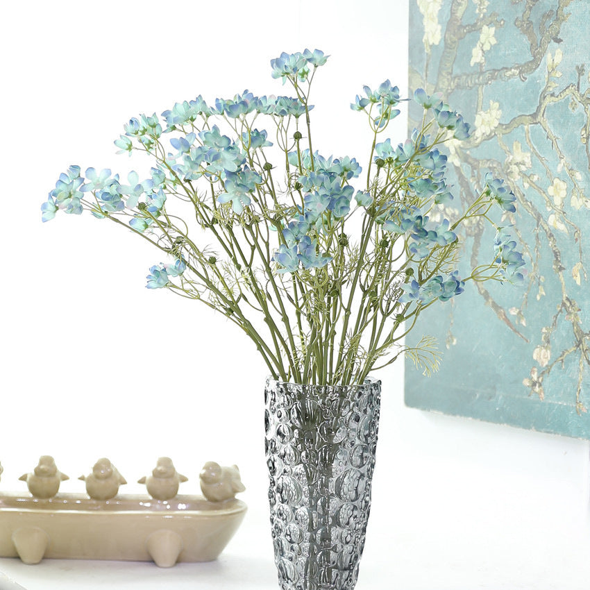 Künstliche Rittersporn-Blütenbusch, 55 cm, Plastik, für Hochzeiten, Zuhause und Dekoration