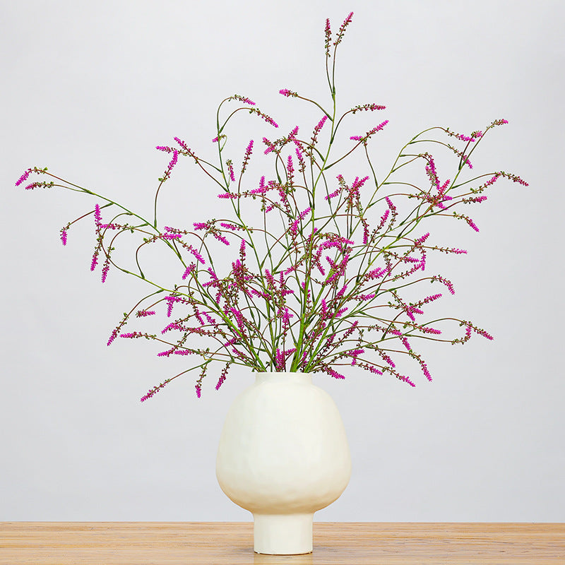 Künstliche Lavendel-Polygonum-Blume, einzelner Stängel, 123 cm, für Hochzeitsdekoration und Inneneinrichtung