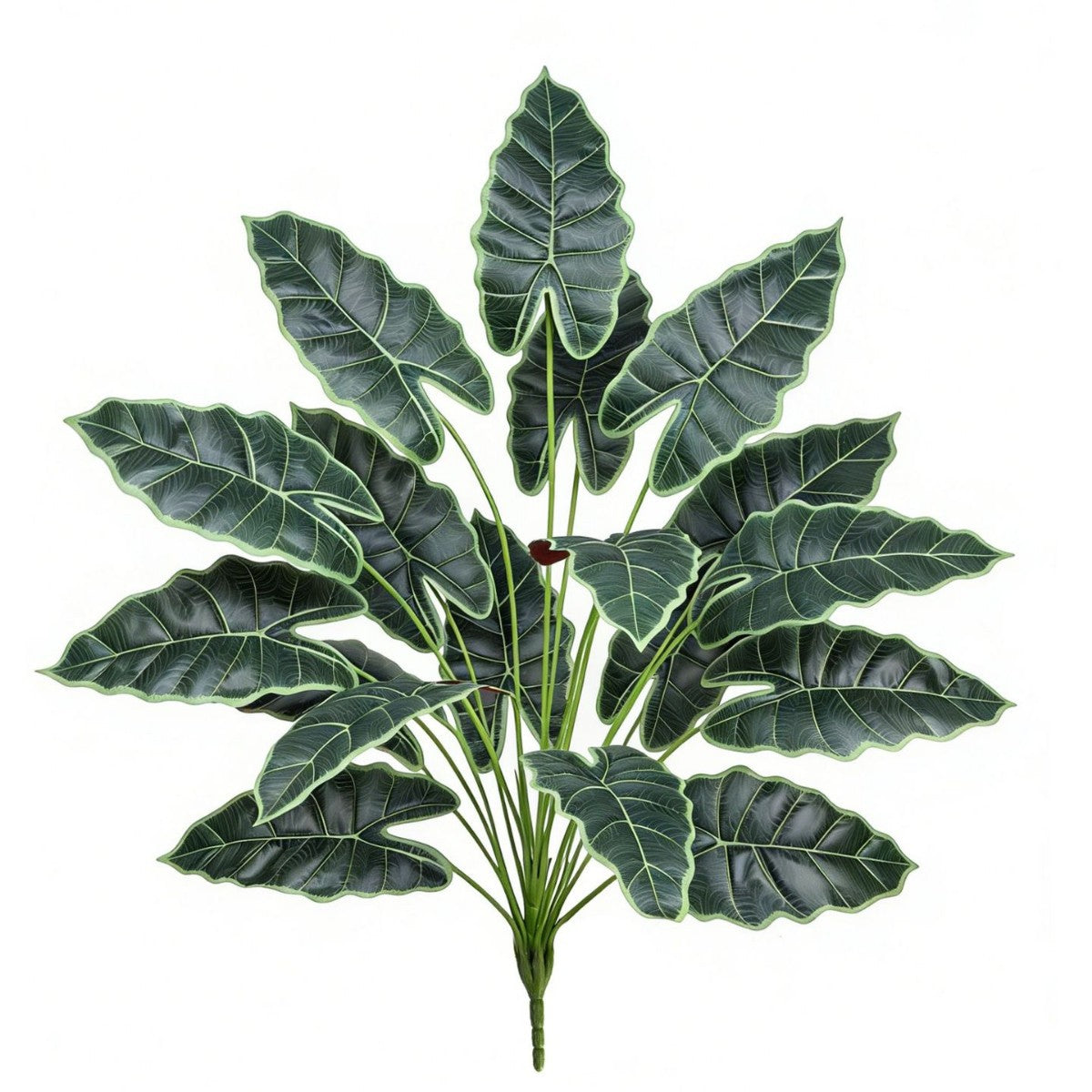 Künstliche Zamioculcas, 60 cm, Kunststoff, für Innen- und Außenbereich, ohne Übertopf