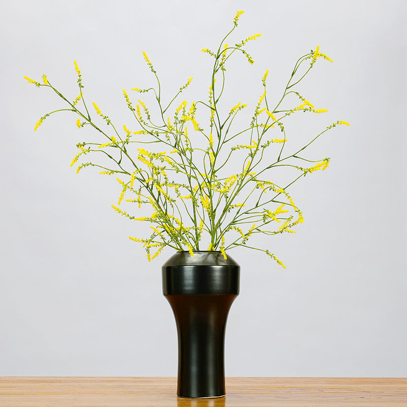 Künstliche Lavendel-Polygonum-Blume, einzelner Stängel, 123 cm, für Hochzeitsdekoration und Inneneinrichtung
