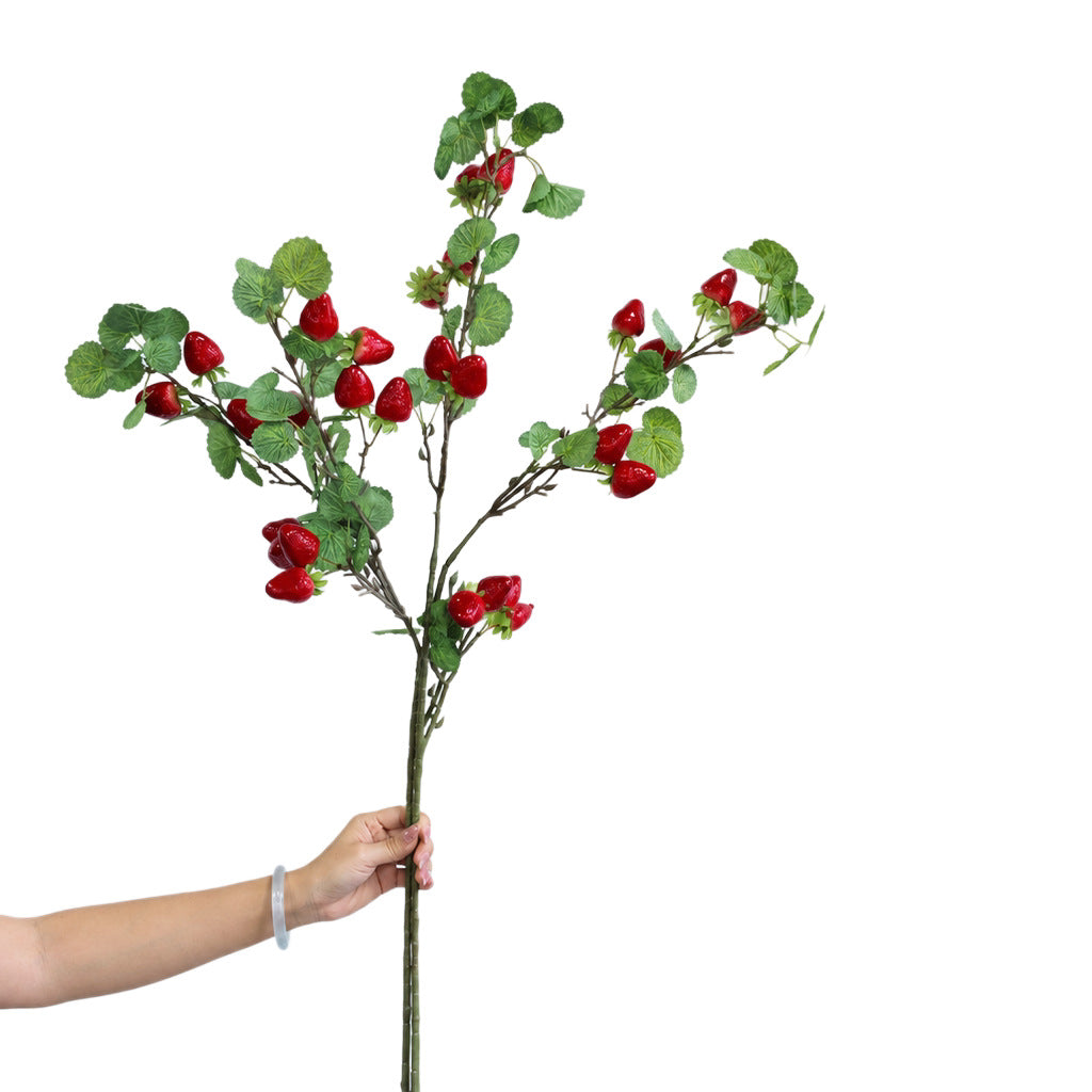 Künstliche Wildbeeren-Zweige, 90 cm, Dekoration für Hochzeit, Innenraum, Floristik