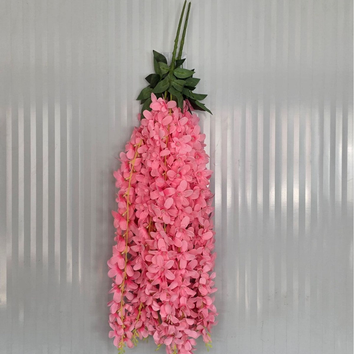 Künstliche Wisteria-Blütengirlande, 85 cm, Plastik, für Hochzeitsdeko und Inneneinrichtung