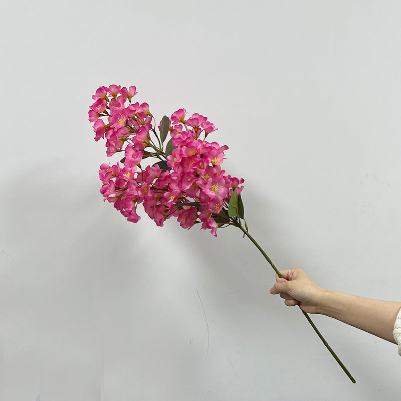 Künstliche Begonien-Blüten, 74 cm, Polyester, moderne Deko für Zuhause, Hochzeiten und Gewerbe