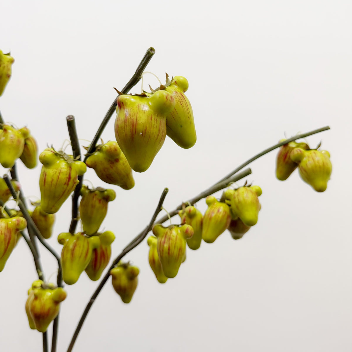 Kunstpflanze Goldfrucht-Bündel, Kunststoff, 10 Früchte, 70 cm, für Hochzeit, Hotel und Heimdekoration