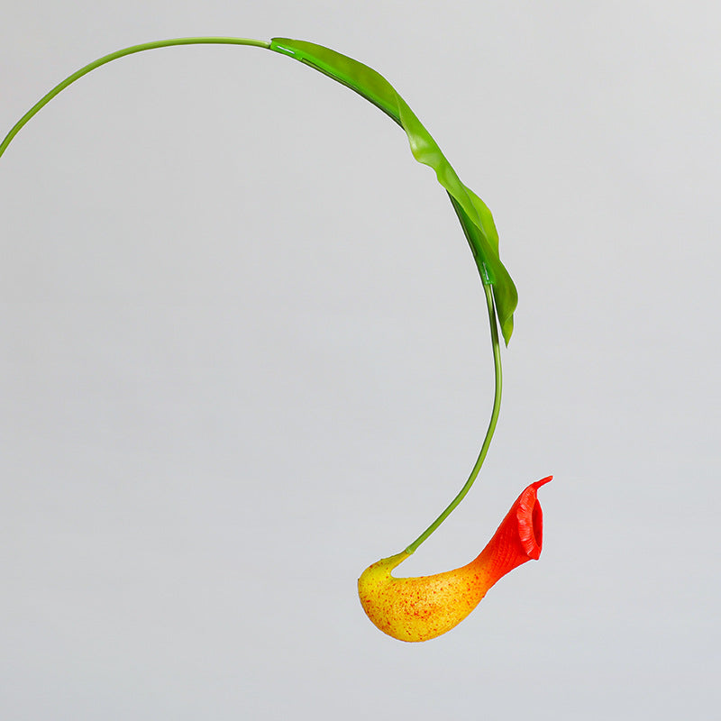 Künstliche Hängepflanze, Kannenpflanze (Nepenthes), 77 cm, PE/PVC, für Wohn- und Geschäftsräume