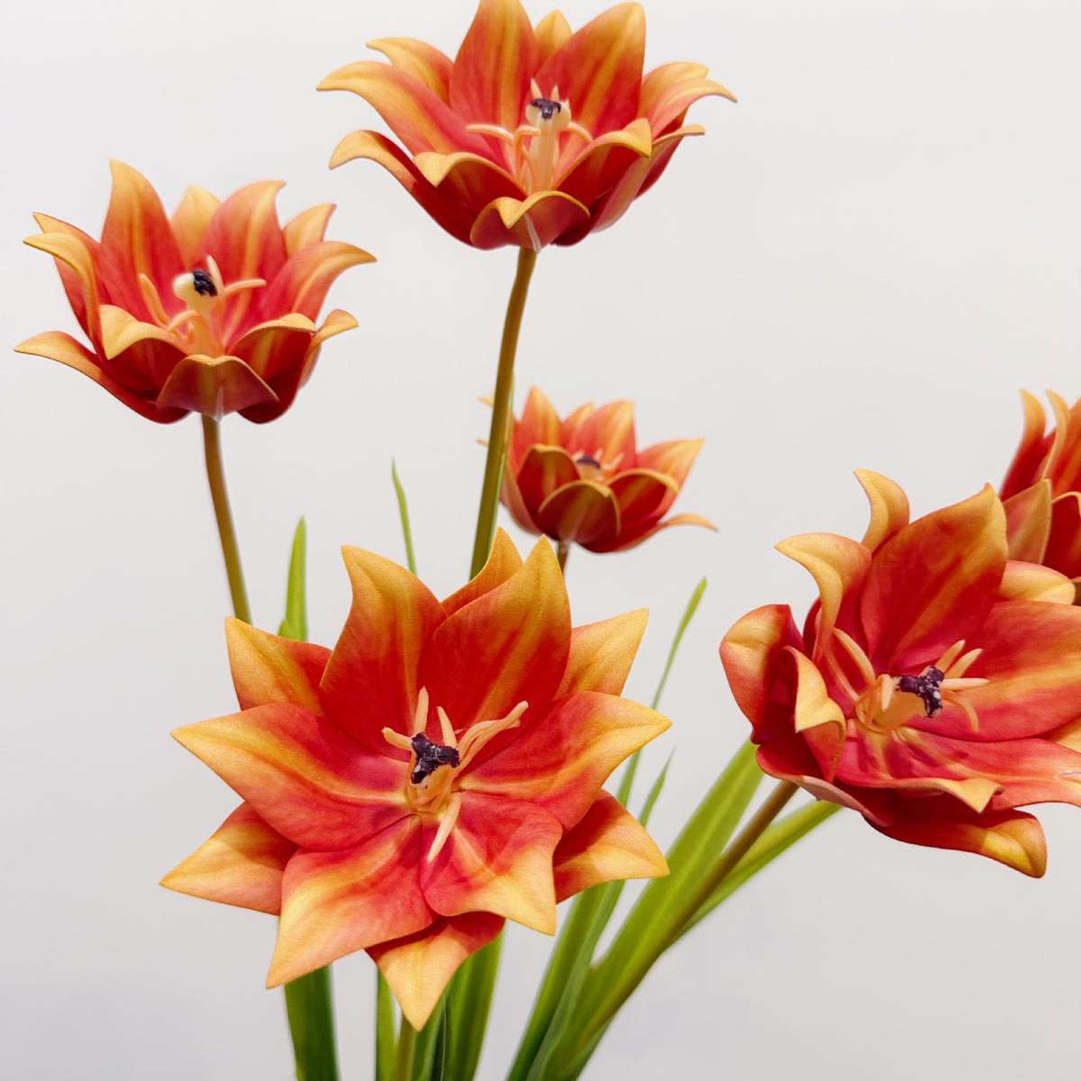 Künstliche Tulpe, einzelner Stängel mit 1 Blüte, 69 cm hoch, EVA-Material, für Hochzeiten, Wohnaccessoires und Gewerberäume