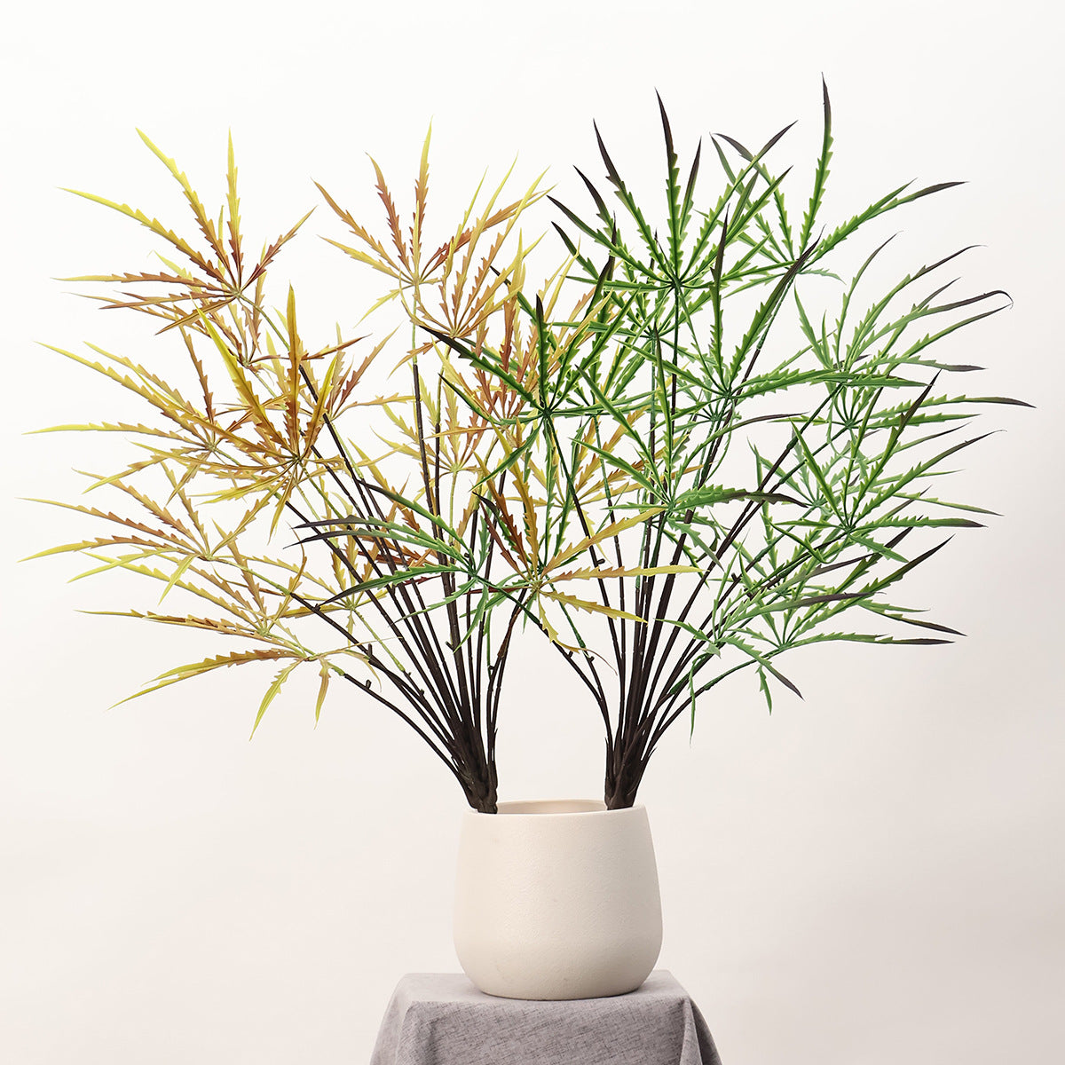 Kunstpflanze Schefflera (Fingeraralie) Strauch, 1 Stück, Kunststoff PE/PVC, für Büro, Hotel, Schaufenster und Zuhause