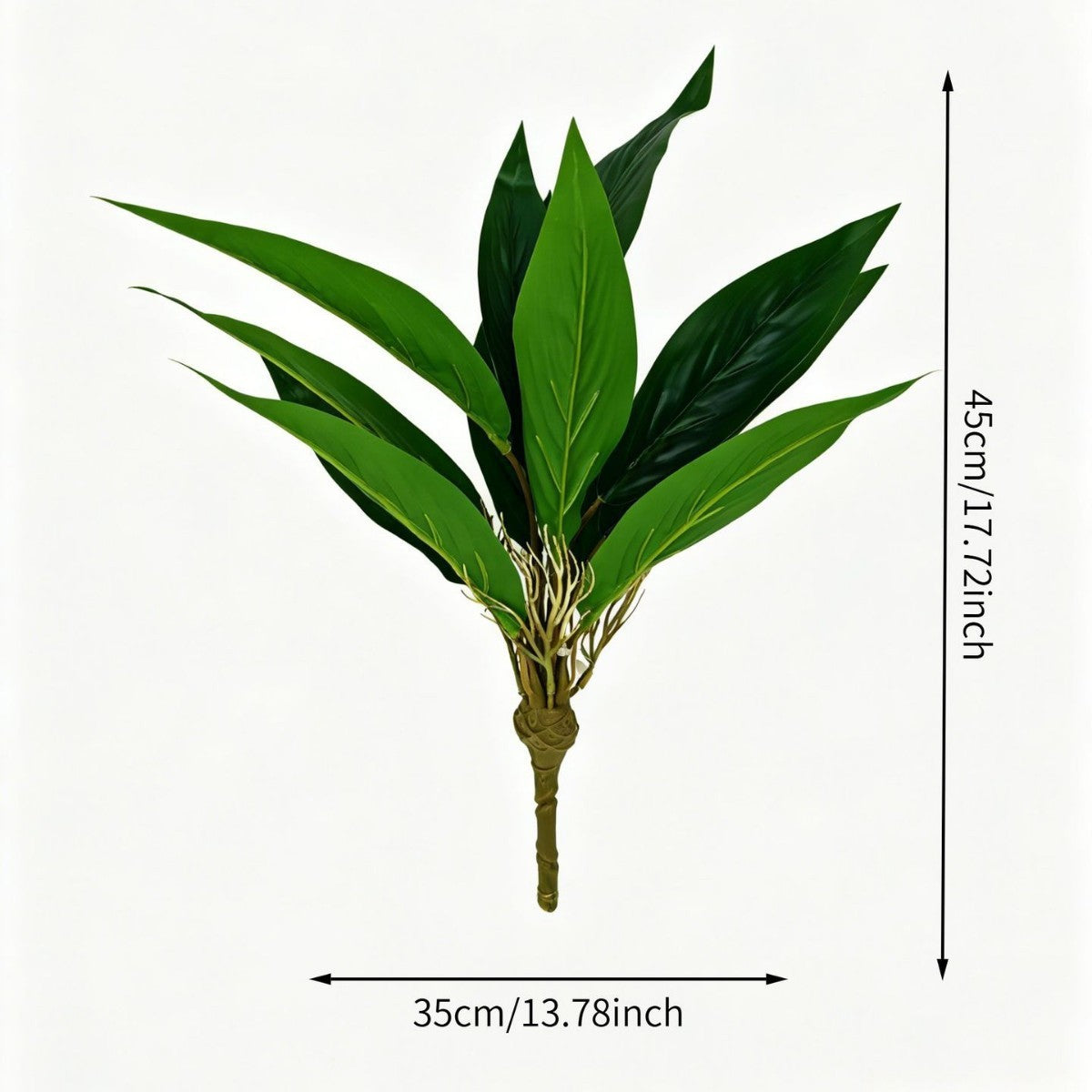 Künstliche Croton-Pflanze, 40 cm, moderne Innendekoration für Hotel, Büro, Hochzeit und Zuhause