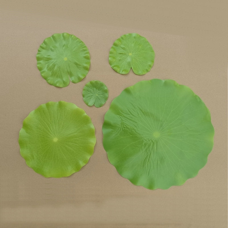 Künstliche Seerosenblatt-Deko, Einzelnes Blatt, 40 cm, UV-beständig, für Garten und Innenraum