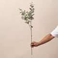 Eukalyptus Kunstpflanze Busch, Kunststoff (PE/PVC), biegbar, für Hochzeit, Floristik und Schaufenster