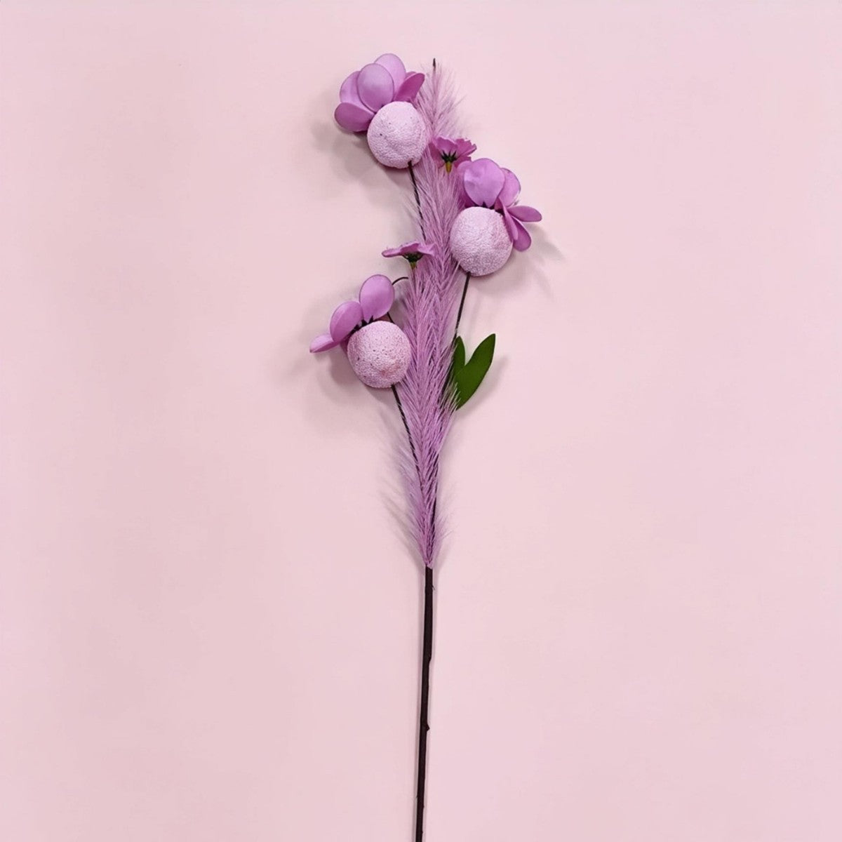Künstliche Magnolie, 3 Blüten, 50 cm hoch, Seidenstoff, für Hochzeit, Dekoration, Innenraum