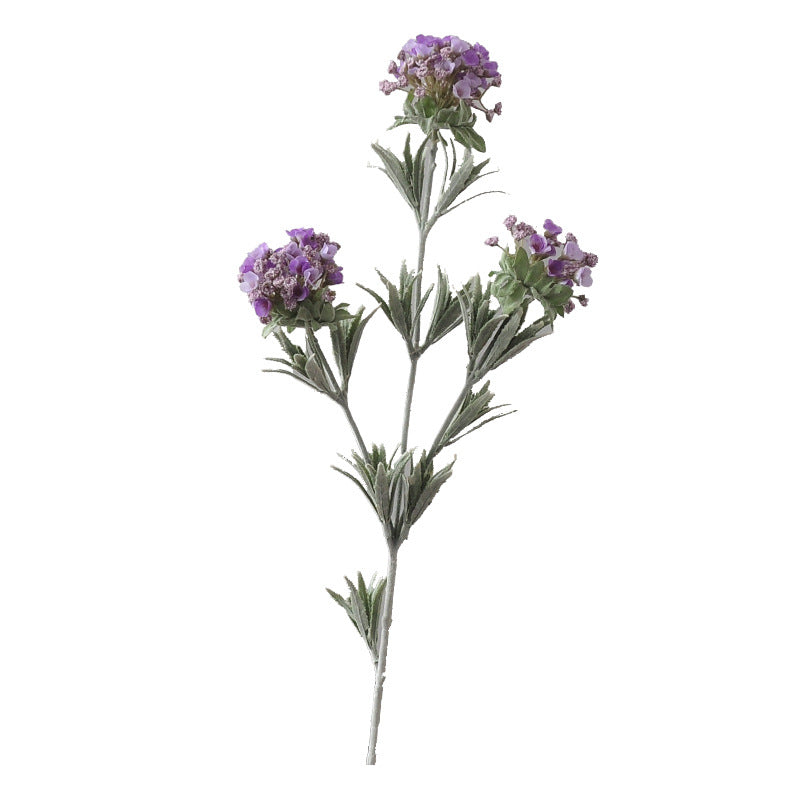 Künstliche Hortensie Snowball, 1 Stiel mit 3 Blüten, 78 cm, Seidenblumen für Innenraum, Hochzeit, Dekoration