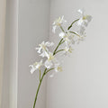 Künstliche Irisblüten, 9-blütiger Busch, 94 cm Höhe, aus Seidenstoff, für Hochzeiten und Innendekoration