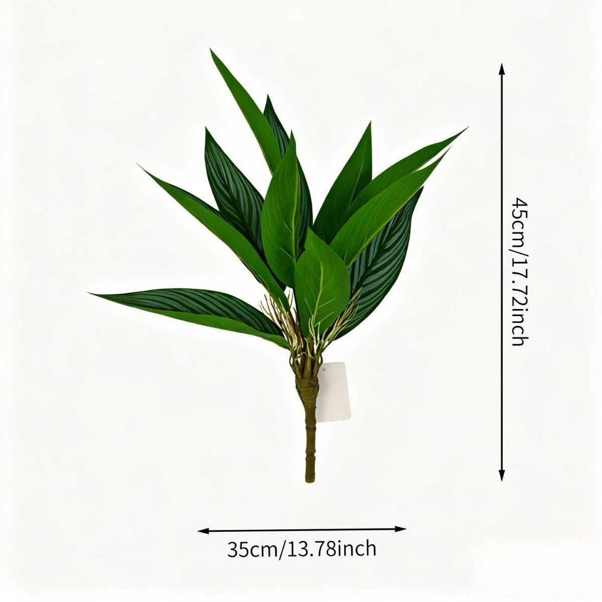 Künstliche Croton-Pflanze, 40 cm, moderne Innendekoration für Hotel, Büro, Hochzeit und Zuhause