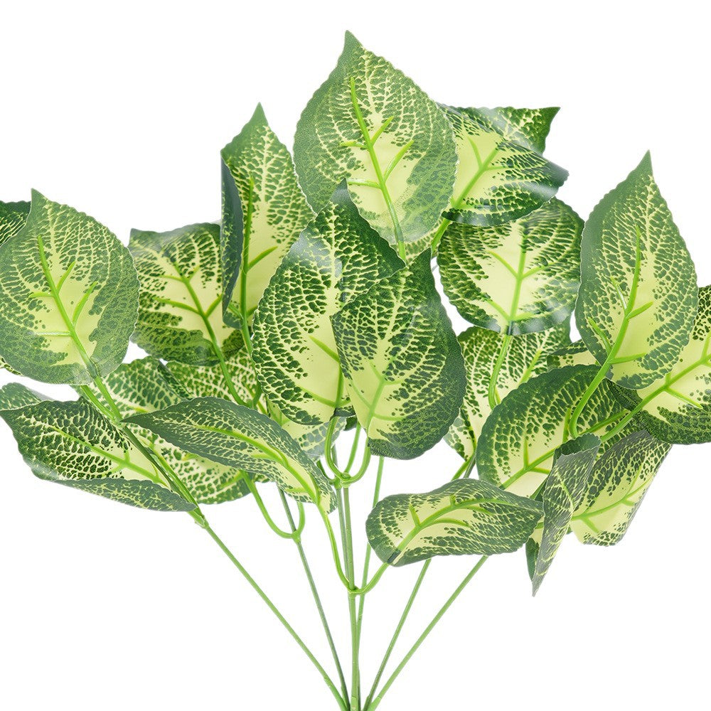Künstliche Shiso-Blätter, 36 cm, Kunststoff, für Dekoration und Innenraum