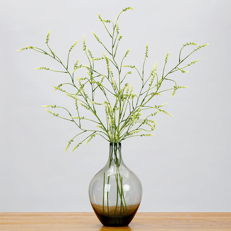 Künstliche Lavendel-Polygonum-Blume, einzelner Stängel, 123 cm, für Hochzeitsdekoration und Inneneinrichtung