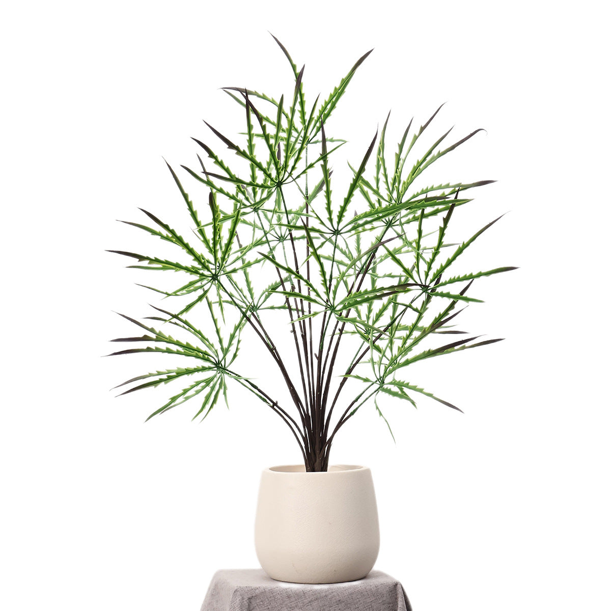 Kunstpflanze Schefflera (Fingeraralie) Strauch, 1 Stück, Kunststoff PE/PVC, für Büro, Hotel, Schaufenster und Zuhause