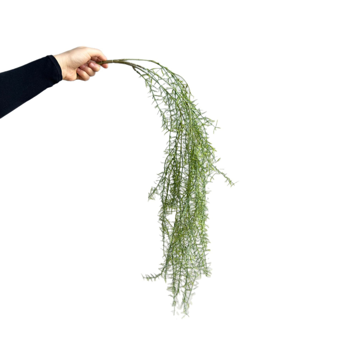 Künstliche Hängepflanze, Asparagus Farn, 90 cm Länge, für Wohnraum und Büro