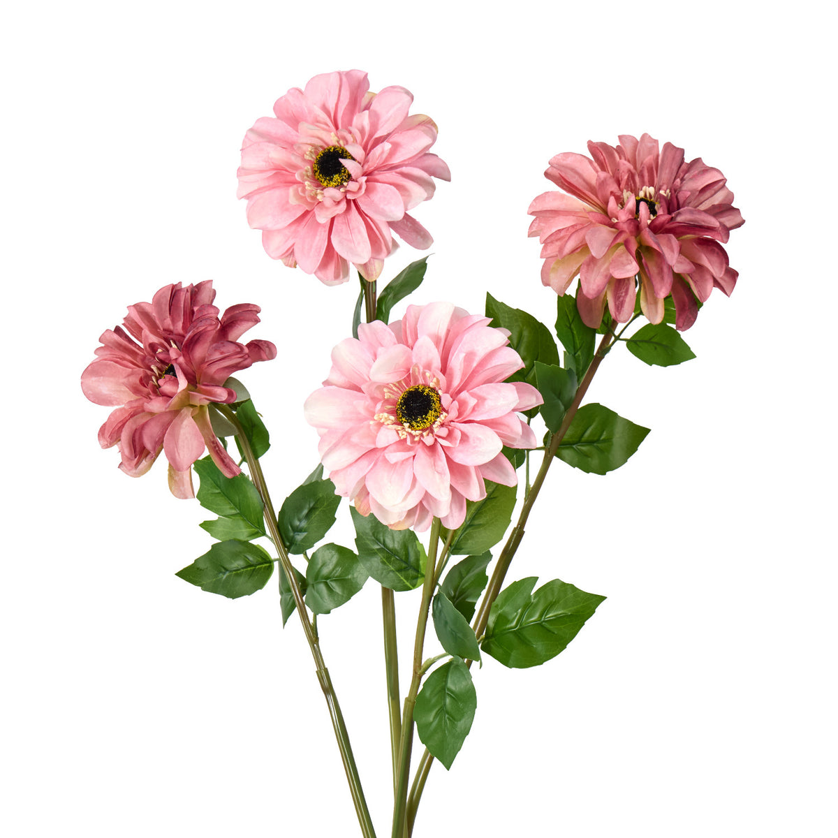 Kunstblume Chrysantheme Einzelstiel, 1 Blüte, Kunstseide-Stoff, für Hochzeit, Gastronomie und Dekoration