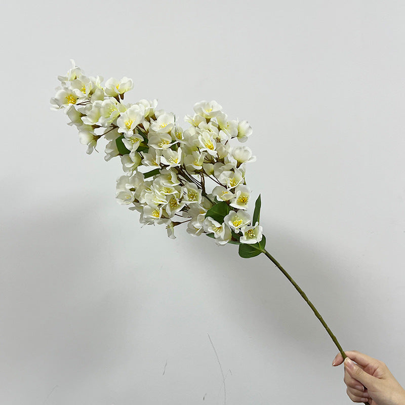 Künstliche Begonien-Blüten, 74 cm, Polyester, moderne Deko für Zuhause, Hochzeiten und Gewerbe