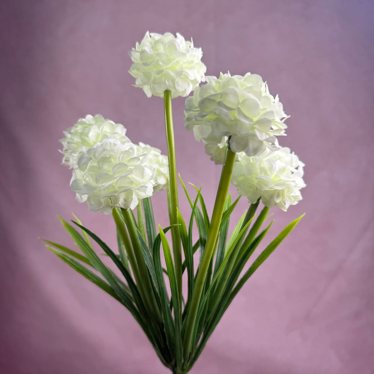 Künstliche Chrysanthemen Busch, 6 Blüten, 45 cm Höhe, PU Material, für Hochzeiten, Haushalt, Büros und Gewerberäume, moderne Deko
