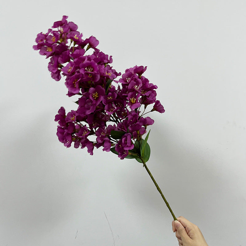 Künstliche Begonien-Blüten, 74 cm, Polyester, moderne Deko für Zuhause, Hochzeiten und Gewerbe