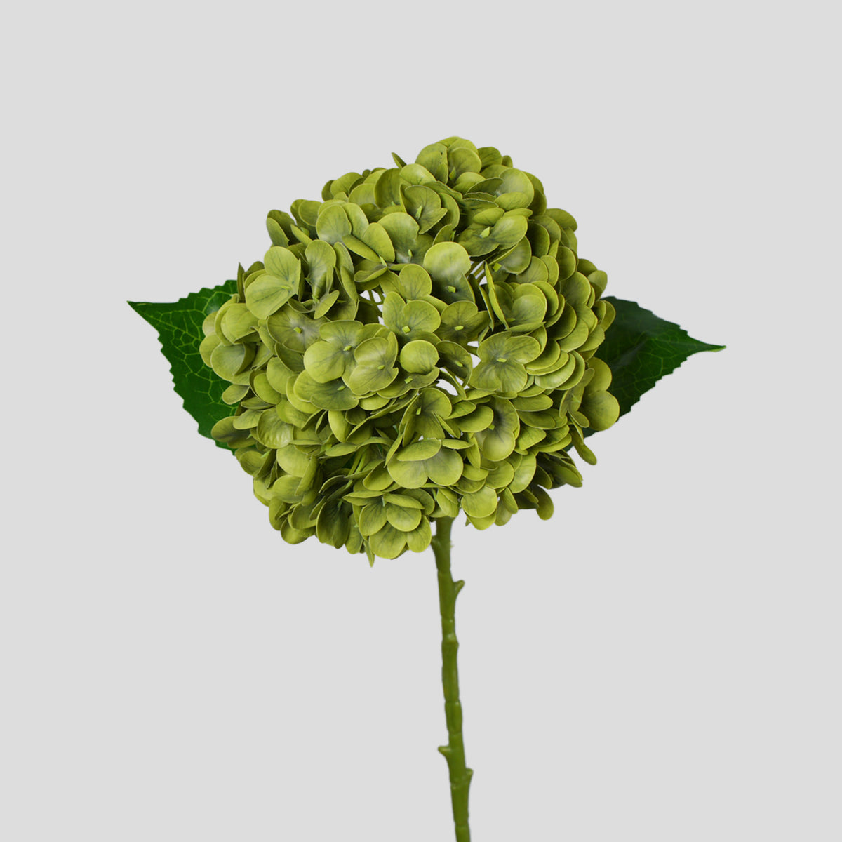 Künstliche Hortensie, Einzelstiel mit 1 Blüte, Kunststoff, 62 cm, für Hochzeit, Hotel und Dekoration
