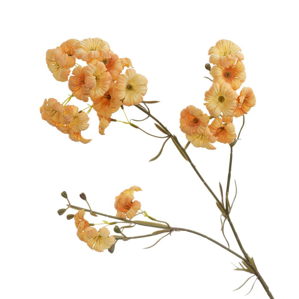Künstliche Abendblume Persischer Trompetenblumenstrauß, 83 cm, Seide, 21 Blüten, für Hochzeit, Dekoration, Hotel, Büro, Zuhause