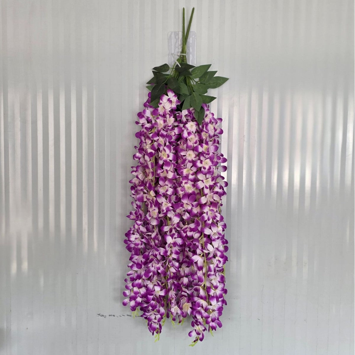 Künstliche Wisteria-Blütengirlande, 85 cm, Plastik, für Hochzeitsdeko und Inneneinrichtung