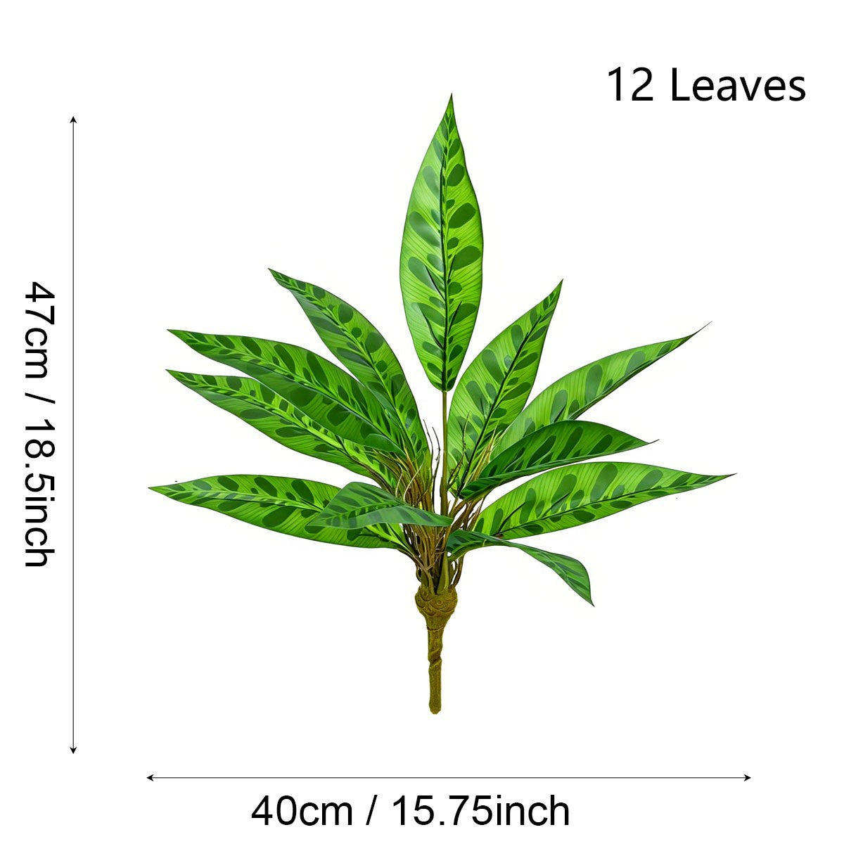 Künstliche Croton-Pflanze, 40 cm, moderne Innendekoration für Hotel, Büro, Hochzeit und Zuhause