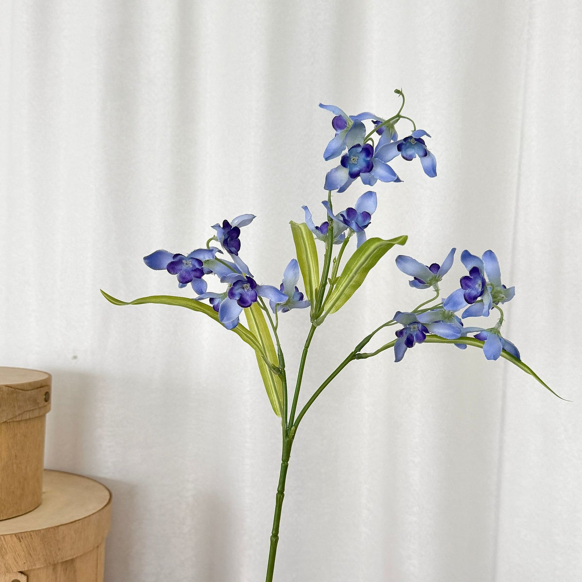 Künstliche Orchidee, Kleine Cymbidium, 50 cm, moderne Dekoration für Zuhause, Büro und Veranstaltungen