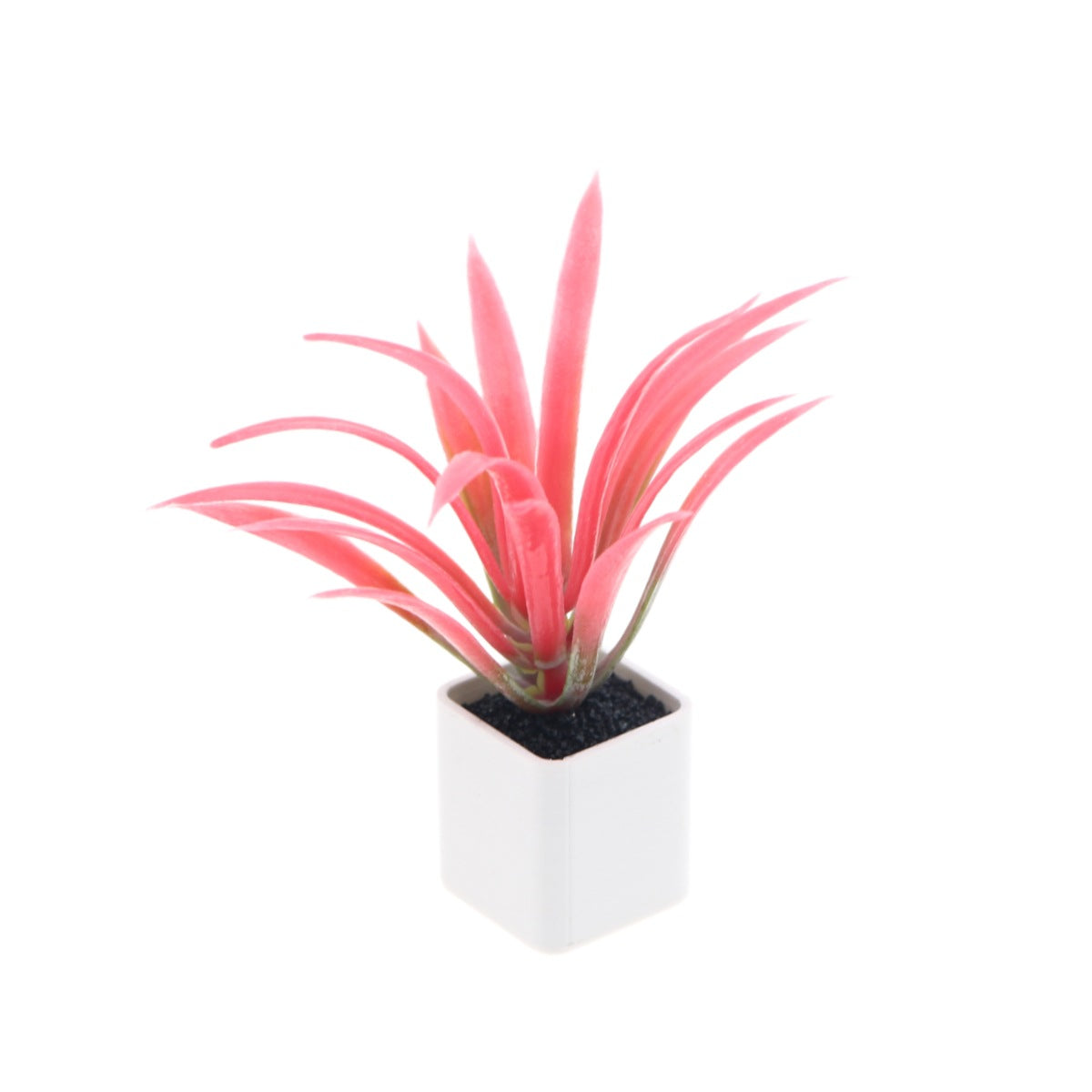 Mini-Deko-Ananas aus Kunststoff, 7 cm Topf, 6 cm Höhe, für Innendekoration, Modellbau und Dioramen