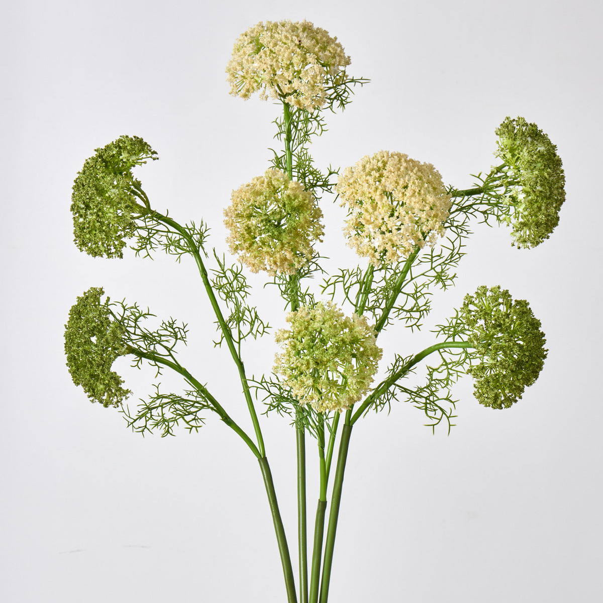 Künstliche Spitzenblumen, 73 cm hoch, 2 Blüten, für Hochzeitsdeko und Inneneinrichtung