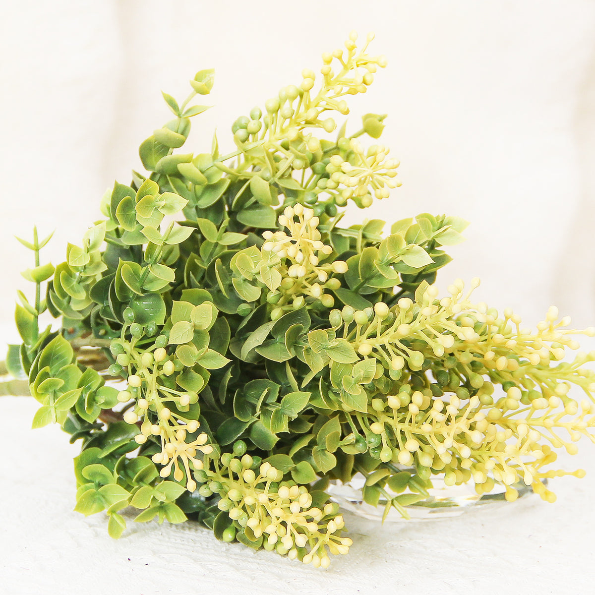 Künstliche Eukalyptus-Pflanze, 40 cm, UV-beständig, für Innen- und Außenbereich, realistische Dekoration