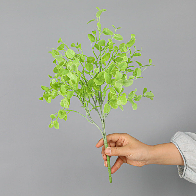 Künstliche Eukalyptus-Zweige mit Dimple Grass & Persischem Gras, Büschel, 41 cm, Kunststoff, für Deko drinnen und draußen