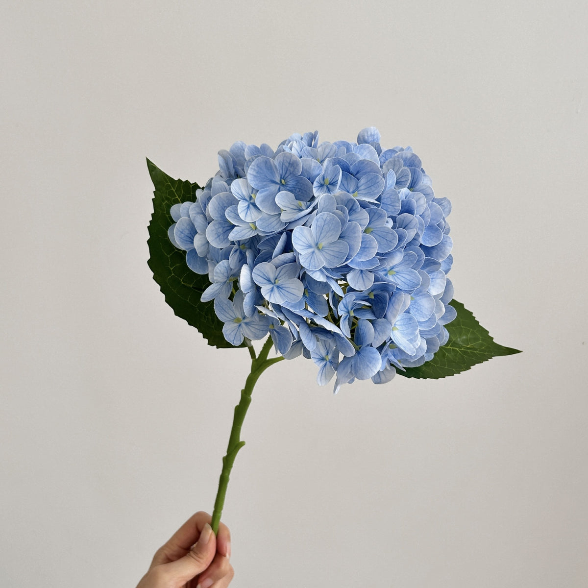 Künstliche Hortensie, 176 Blüten, 51 cm, Seidenstoff, für Hochzeit, Hotel, Dekoration