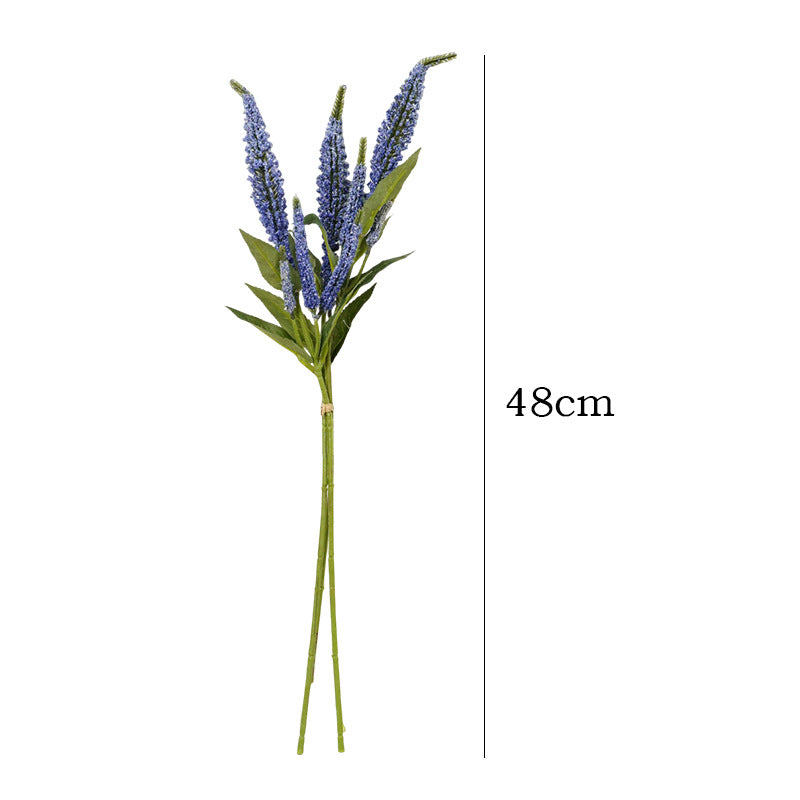 Künstlicher Salbei Kunstblumenstrauß, Schaumstoff mit PE-Blättern, 1 Strauß, für Hochzeit, Hotel und Schaufenster