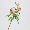 Künstliche Distel / Artischocke, einzelner Stiel mit 14 Blättern, 100 cm Länge, für Innendekoration und Floristik