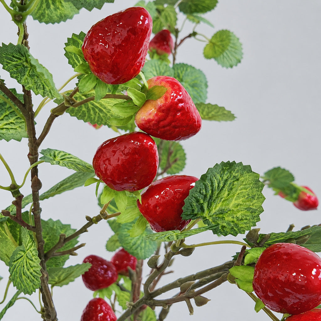 Künstliche Wildbeeren-Zweige, 90 cm, Dekoration für Hochzeit, Innenraum, Floristik