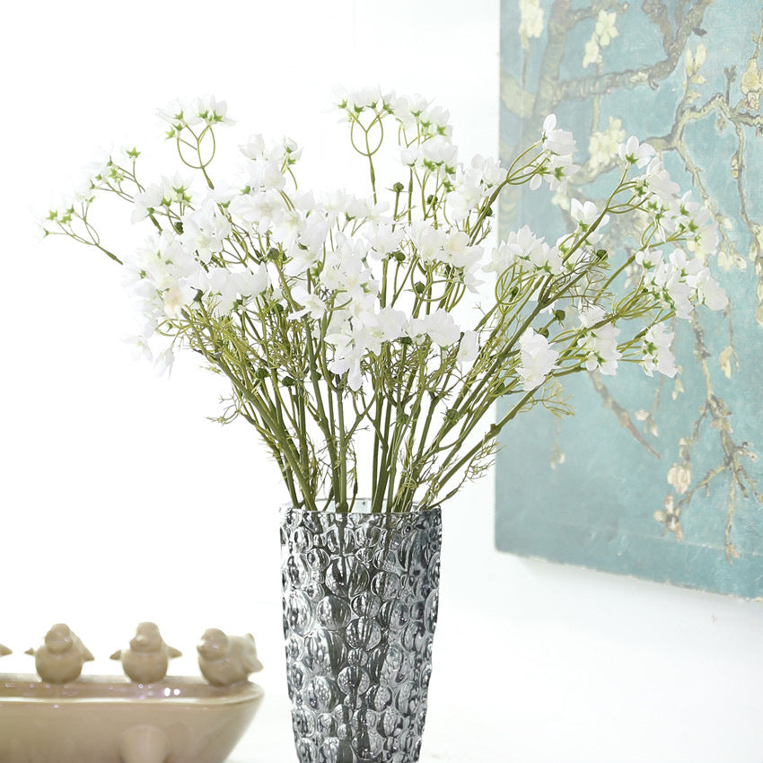 Künstliche Rittersporn-Blütenbusch, 55 cm, Plastik, für Hochzeiten, Zuhause und Dekoration