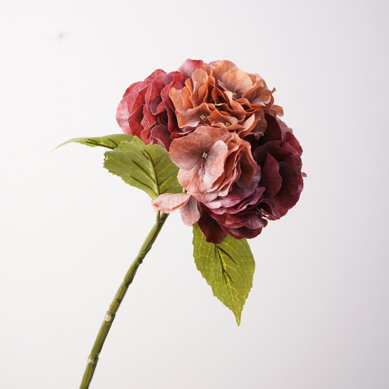 Künstliche Hortensien-Blüte, 24 cm Durchmesser, 50 cm hoch, modern, für Hochzeit, Dekoration, gewerblichen Einsatz