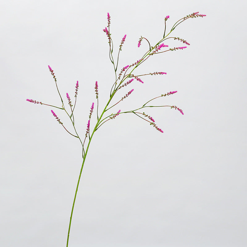 Künstliche Lavendel-Polygonum-Blume, einzelner Stängel, 123 cm, für Hochzeitsdekoration und Inneneinrichtung