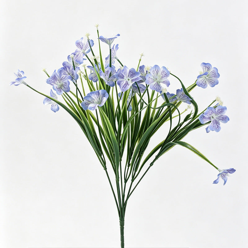 Künstlicher Wassergras-Busch aus Kunststoff, 1 Stück, Kunstpflanze für Hochzeit, Schaufenster und Blumentrog