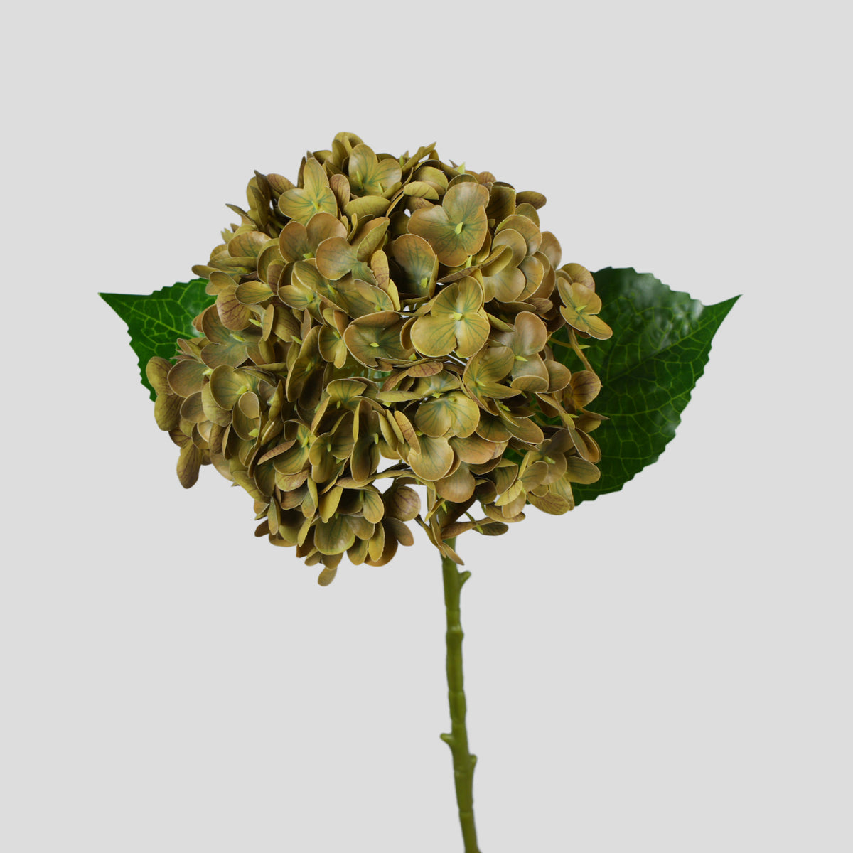 Künstliche Hortensie, Einzelstiel mit 1 Blüte, Kunststoff, 62 cm, für Hochzeit, Hotel und Dekoration