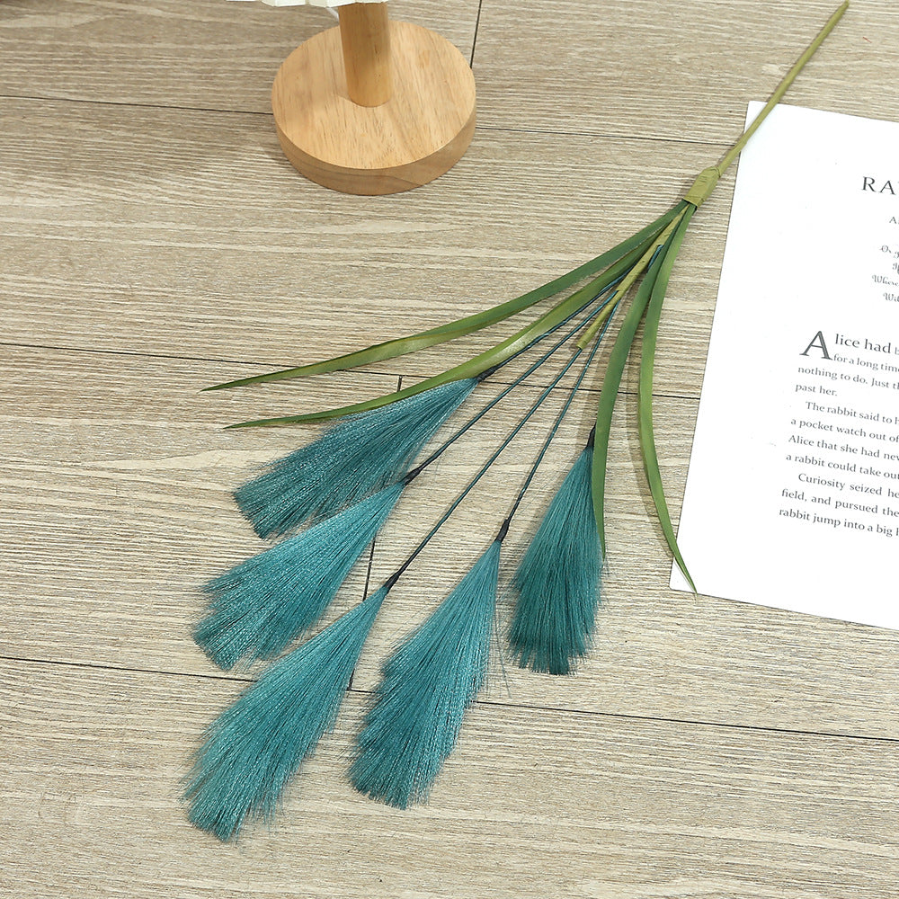 5 künstliche Pampasgras-Stiele, 50 cm, moderne Deko für Hochzeiten & Wohnaccessoires