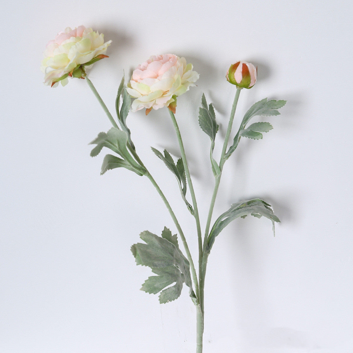 Täuschend echte Kunst-Pfingstrose 50 cm langer Zweig aus Seide für ewige Frühlingsdeko