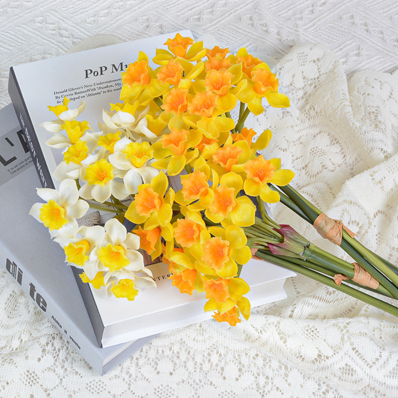 Real Touch Narzissenstängel für Hochzeiten, Handarbeiten & DIY-Projekte